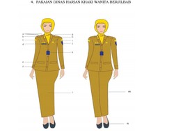 Viral PNS Barbie Pakai Seragam Mengkilap, Ini Aturan soal Pakaian Dinas
