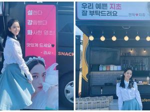 Sibuk Syuting Snowdrop, Jisoo dapat Kiriman Coffee Truck dari Personel BLACKPINK