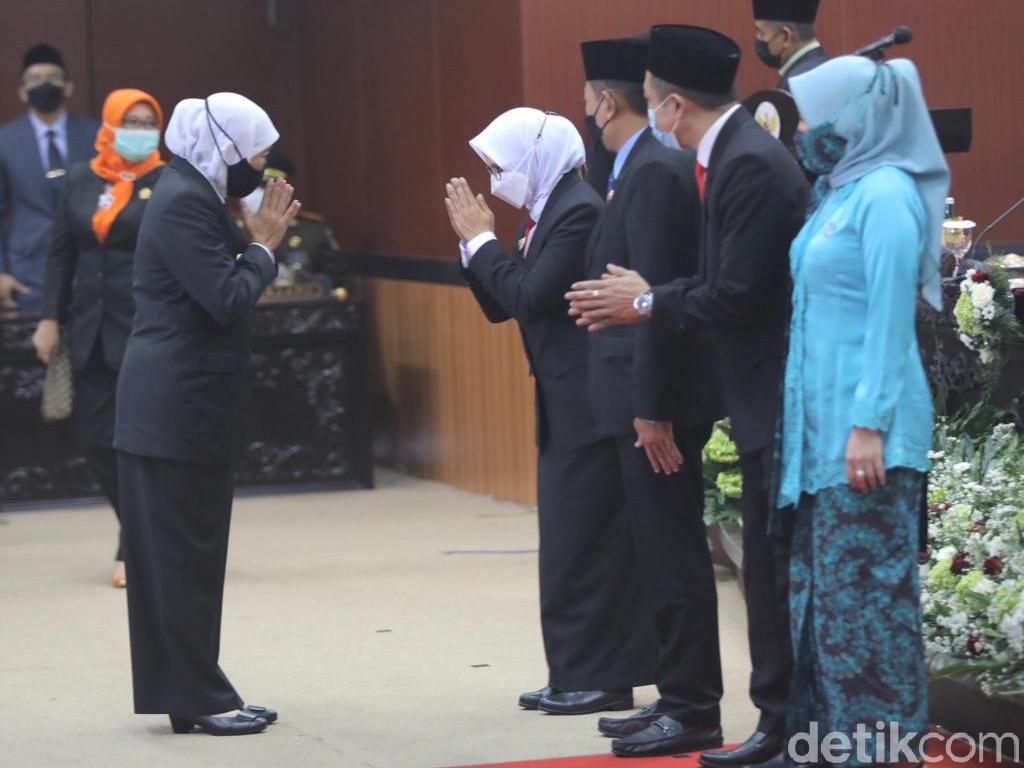Pesan Khofifah ke Kepala Daerah Blitar soal Selingkar Wilis-Lintas Selatan Pesan Khofifah ke Kepala Daerah Blitar soal Selingkar Wilis-Lintas Selatan