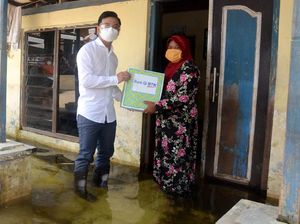 Korban Banjir di Kudus Dapat Bantuan
