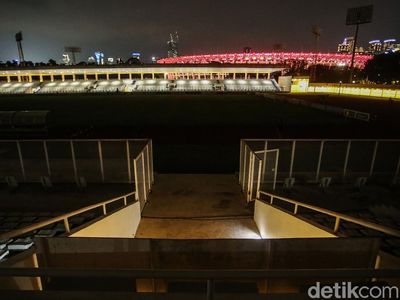 Laga Timnas vs Persikabo Batal, Stadion Madya Gelap