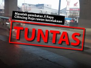 Before-After Pembatas Jl Cilincing: Dulu Rawan, Kini Aman