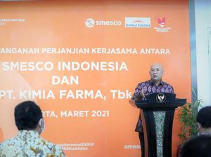 Sinergi, Smesco & Kimia Farma Pasarkan Produk Herbal UKM