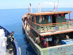 KKP Amankan 3 Kapal Sulut Langgar Fishing Ground di Halmahera