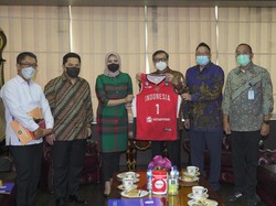 Timnas Basket Dapat Dukungan dari Menkumham dan Menteri BUMN