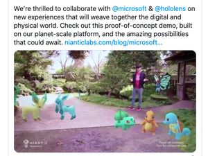 Lebih Seru! Pokemon Go Dimainkan Pakai HoloLens 2 Lebih Seru! Pokemon Go Dimainkan Pakai HoloLens 2