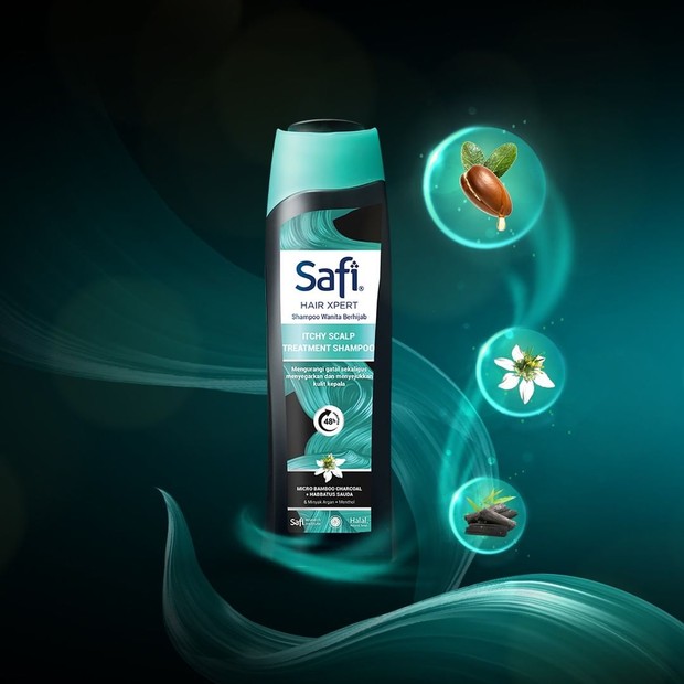 Safi Hair Xpert Treatment Shampoo Itchy Scalp/instagram.com/safiindonesia Rekomendasi Shampoo untuk Hijabers