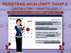 Mau Ikut SBMPTN 2021? Ini Cara Registrasi Akun LTMPT Tahap Dua