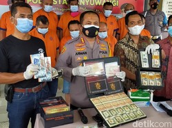 Polisi Tangkap Pemilik Cetakan Uang Asing Palsu Rp 4,5 T