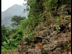 Batu Berundak Mirip Candi Ditemukan di Lereng Gunung Muria Kudus