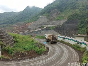 Progres Bendungan Tugu Trenggalek 84%, Juli Mulai Diisi Air Progres Bendungan Tugu Trenggalek 84%, Juli Mulai Diisi Air