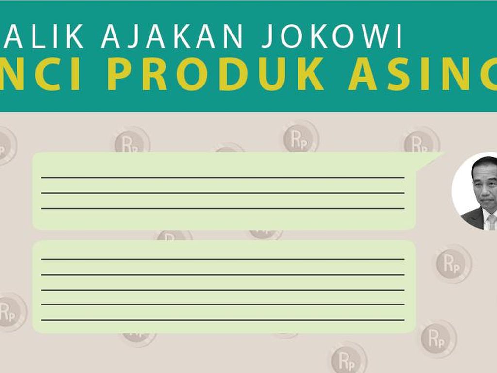 Di Balik Ajakan Jokowi Benci Produk Asing Di Balik Ajakan Jokowi Benci Produk Asing