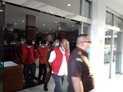 Kejatisu Tahan 3 Tersangka Kasus Korupsi Proyek Jalan Rp 1 Miliar