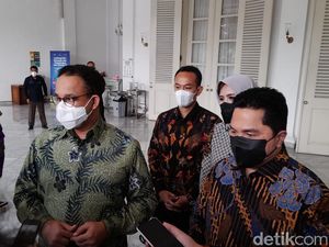 Erick Thohir Temui Anies di Balai Kota DKI, Bahas Apa?