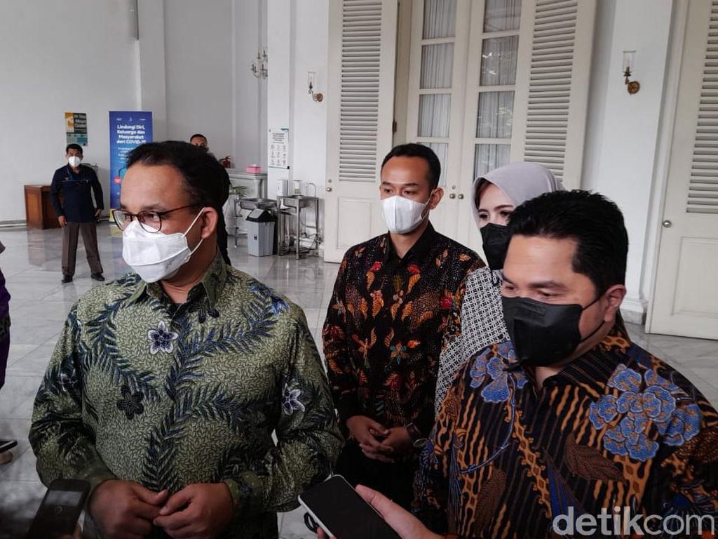 Erick Thohir Temui Anies di Balai Kota DKI, Bahas Apa? Erick Thohir Temui Anies di Balai Kota DKI, Bahas Apa?