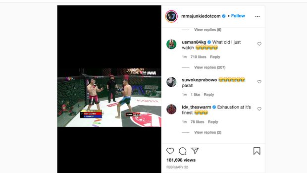 Kamaru Usman komentari duel petarung MMA Indonesia.
