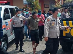 Polisi di Kediri Dibacok Saat Amankan Pelaku Penganiayaan