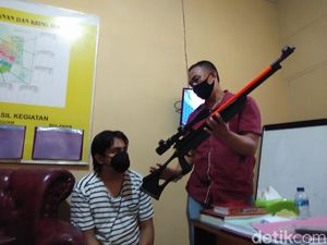 Mabuk Sambil Tembak Bocah dengan Senapan Bikin Dede Dibekuk