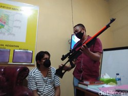 Mabuk Sambil Tembak Bocah dengan Senapan Bikin Dede Dibekuk