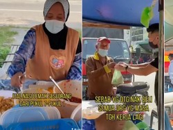 Salut! Fotografer Ini Borong Nasi Lemak untuk Dibagikan ke Orang-orang di Jalan