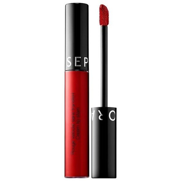 Sephora Collection Cream Lip Stain Liquid Lipstick in 01 Always Red (source: pinterest/sephora)