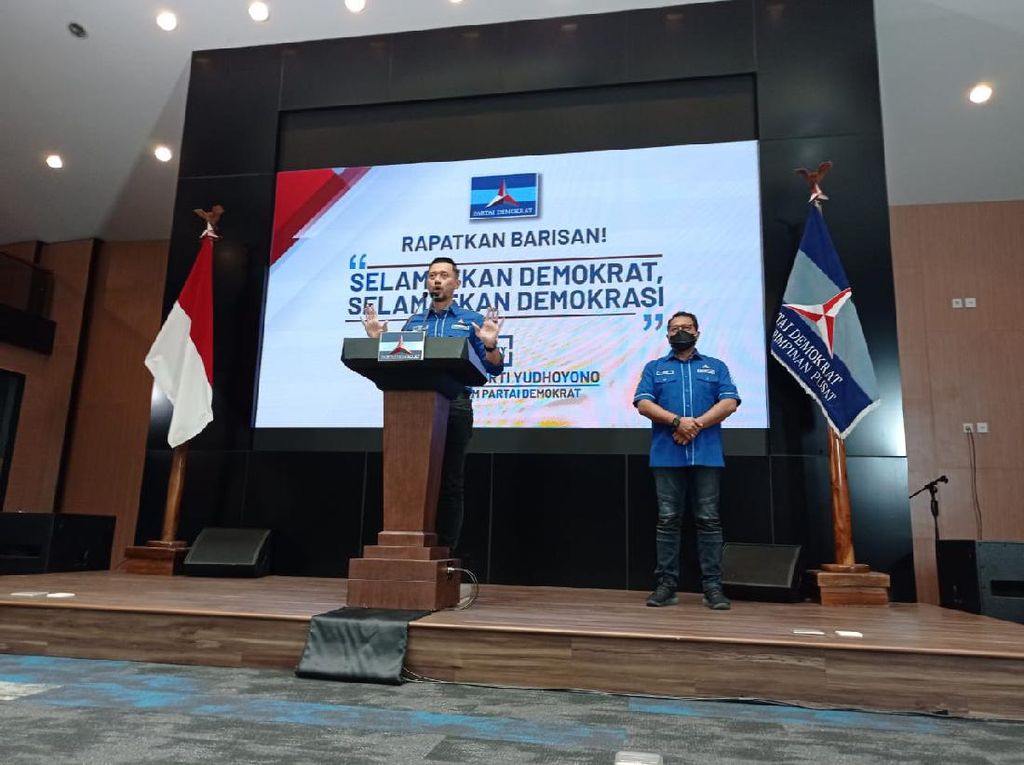AHY Minta Yasonna Tak Sahkan Pengurus KLB Demokrat dan Bakal Lapor Polisi AHY Minta Yasonna Tak Sahkan Pengurus KLB Demokrat dan Bakal Lapor Polisi
