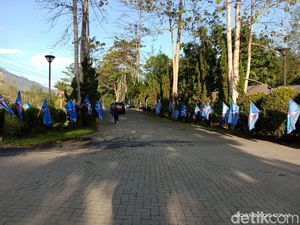 Suasana Arena KLB Partai Demokrat di Sumut Pagi Ini