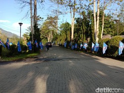 Suasana Arena KLB Partai Demokrat di Sumut Pagi Ini