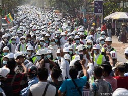 Pembangkangan Korps Diplomatik Iringi Gelombang Protes di Myanmar