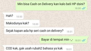 6 Chat Membingungkan di Olshop Pakai Bahasa Inggris, Lucunya Bikin Gelay