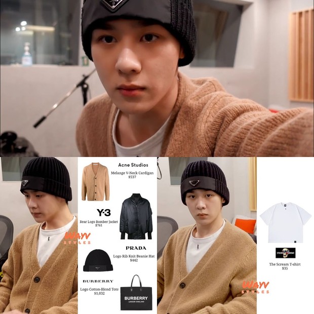 Kun WAYV/ Foto: Instagram.com/wayvstyless Harga outfit Kun WAYV