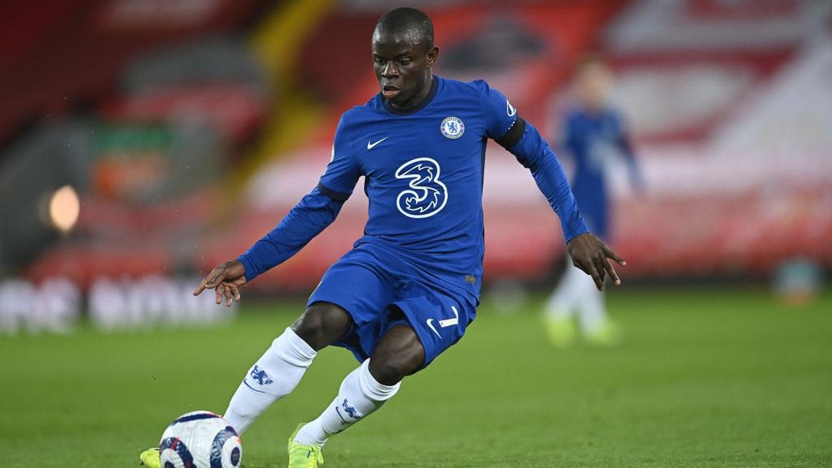 Gelandang Chelsea, NGolo Kante. (Foto: (Getty Images/Pool)