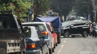 Potret Kemacetan Gegara Putar Balik Jl Moh Kahfi 1 Jagakarsa
