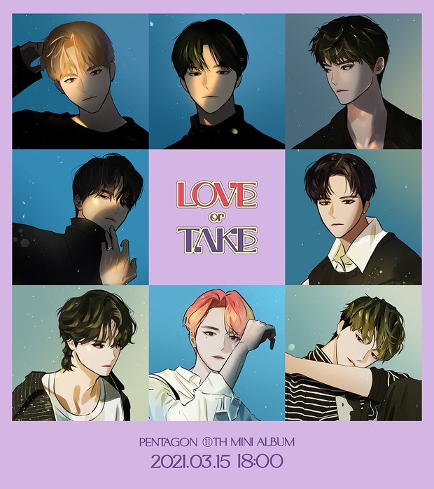 Pentagon membagikan foto teaser dengan konsep mild