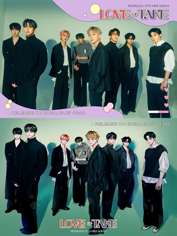 Pentagon membagikan foto teaser dengan konsep mild