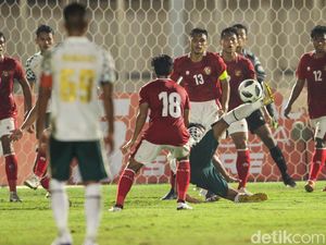 Timnas U-23 Libas Persikabo Dua Gol Tanpa Balas