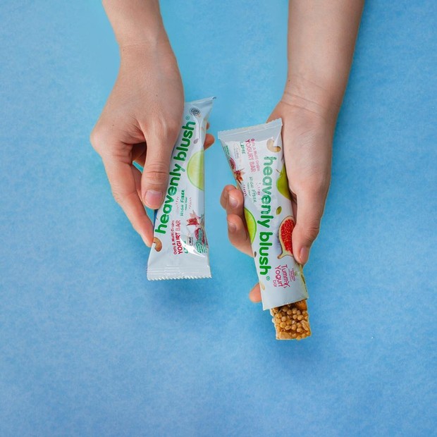 Heavenly Blush Tummy Yogurt Bar/instagram.com/heavenlyblushyogurt Snack rendah kalori