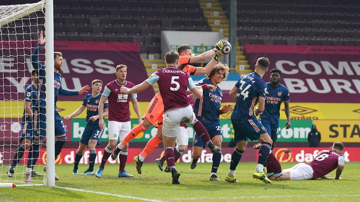 Arsenal ditahan imbang 1-1 oleh Burnley dalam lanjutan Liga Inggris. (Foto: Getty Images/Pool)