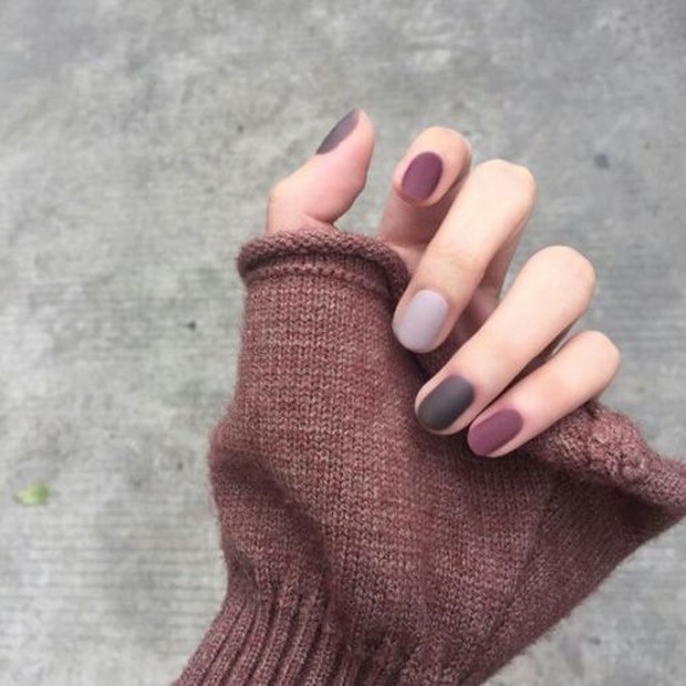 Multicolored nails/pinterest.com/just trendy girls