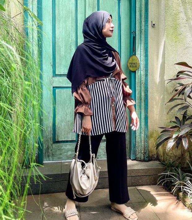 OOTD hijab syar’i casual