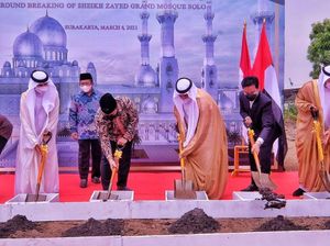 Masjid Pemberian Pangeran UEA untuk Jokowi Mulai Dibangun di Solo Masjid Pemberian Pangeran UEA untuk Jokowi Mulai Dibangun di Solo
