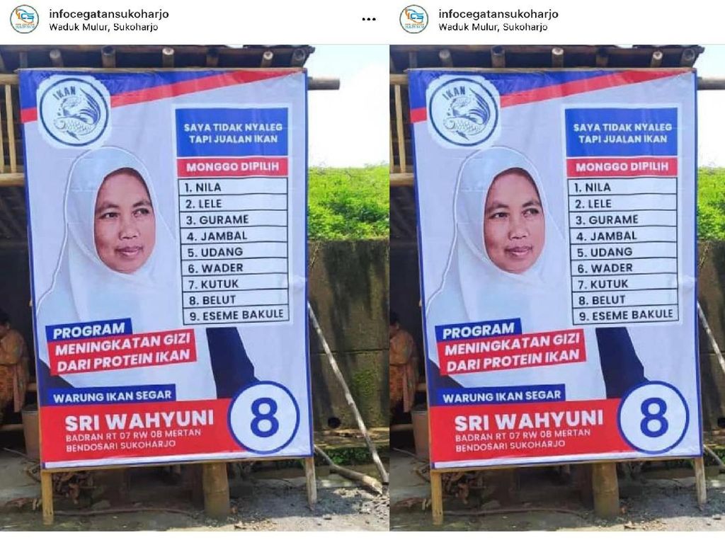 S3 Marketing! Warung Ikan Ini Pasang Iklan Mirip Spanduk Caleg S3 Marketing! Warung Ikan Ini Pasang Iklan Mirip Spanduk Caleg