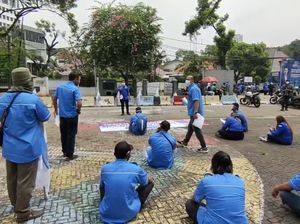 Tolak KLB Abal-abal, Organisasi Sayap Demokrat Gelar Aksi di Kantor DPP