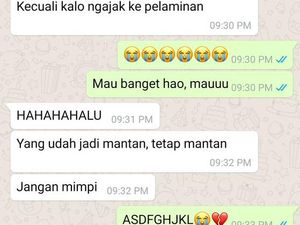 7 Chat Jomblo Halu ke Mantan, Endingnya Bikin Meringis