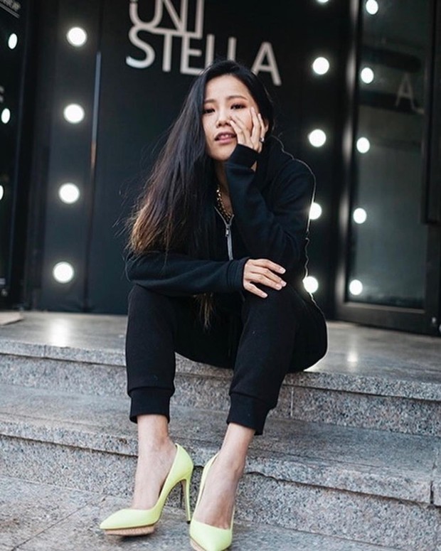 Park Eunkyung di depan salon nail art Unistella/Sumber/Instagram/nail_unistella. Park Eunkyung sosok di balik salon nail art Unistella.