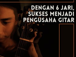 Kisah Mantan Pengamen Tanpa 4 Jari yang Sukses Menjadi Pengusaha Gitar