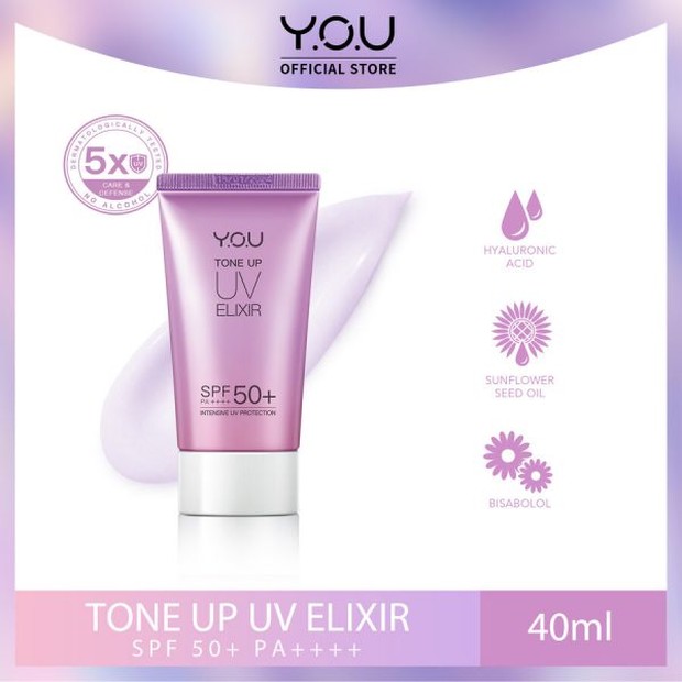 YOU Tone Up Exlivir SPF 50+ PA++++ / foto: you-makeups.com YOU Tone Up Exlivir SPF 50+ PA++++ / foto: you-makeups.com