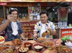 Bikin Laper! Dimas Beck dan Ncess Nabati Kulineran Pentol Iga Super Pedas