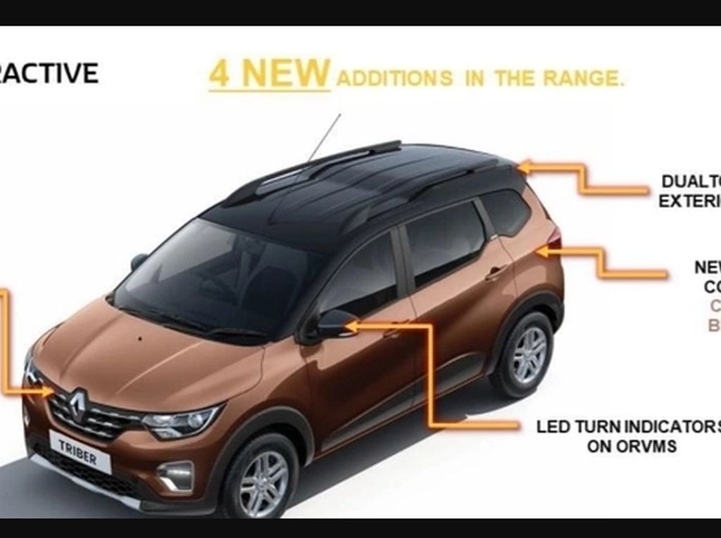 Sosok Renault Triber 2021 Terungkap, Ini Bocoran Fitur-fitur Barunya