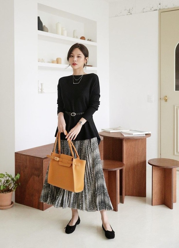 Busana Tertutup ala Korea/Instagram.com/ Busana Tertutup ala Korea